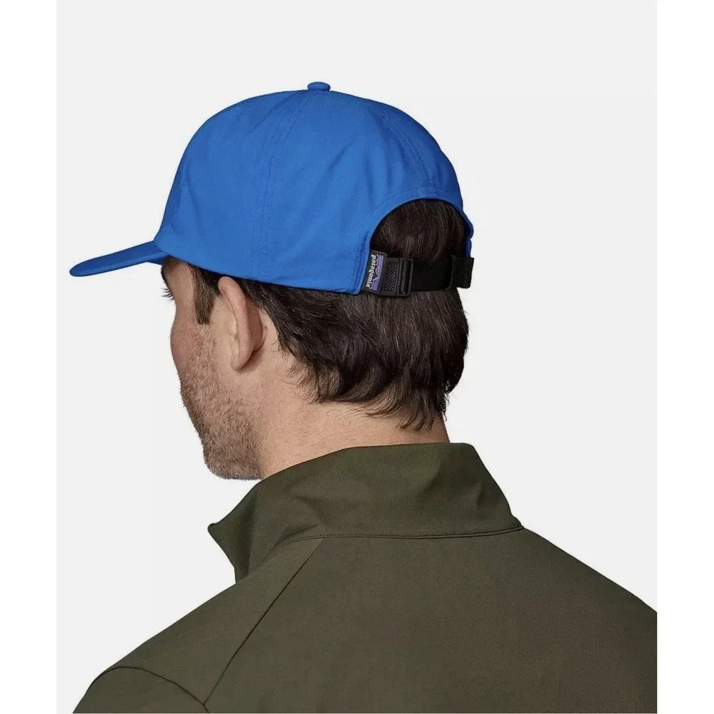 NEW Patagonia Terrebonne Hat Clip Back Hiking- Blue